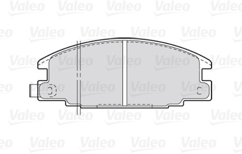 VALEO Klocki hamulcowe - komplet 301020