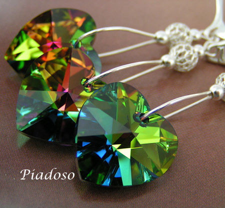 Arande Swarovski KOMPLET+łańcuszek Srebro VM 1138041260