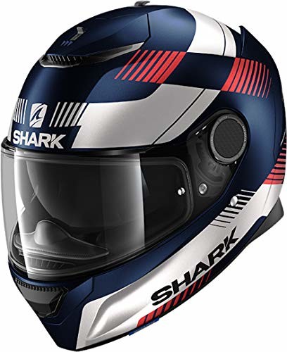 Shark Kask motocyklowy Spartan Strad antracyt, niebieski, biały, czerwony, XXL HE3439EBWRXXL