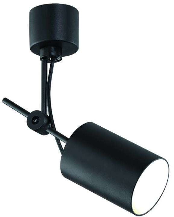Orlicki Design Regulowana LAMPA sufitowa STICK NERO metalowa OPRAWA reflektorkowa SPOT tuba czarna matowa STICK NERO