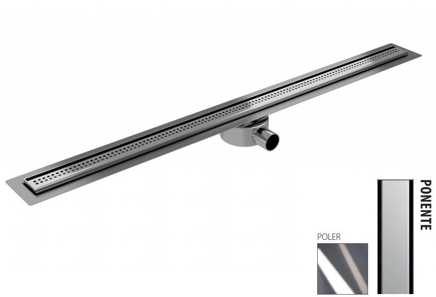 Wiper New Elite Slim Sirocco Zestaw Odpływ liniowy 90 cm poler 100.3400.01.090