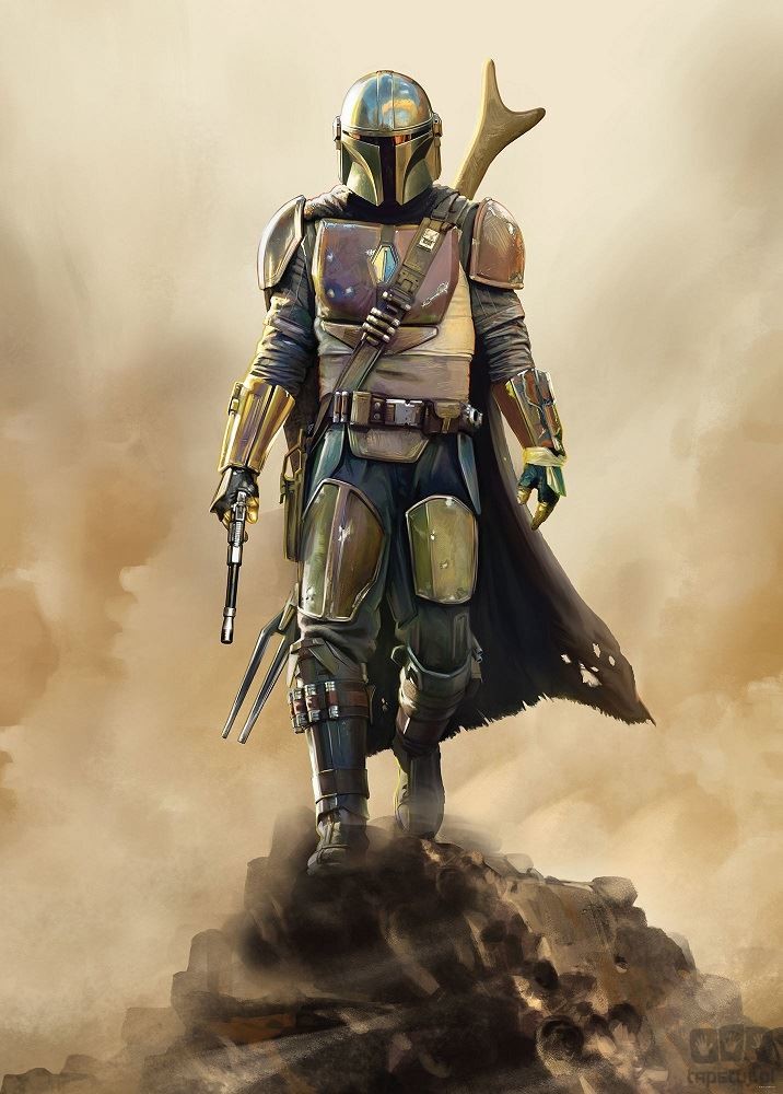 Komar Fototapeta Star Wars The Mandalorian The Hunter DX4-086 DX4-086