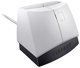 Cherry CHERRY ST-1144UB ciężki czytnik kart Smartcard USB - jasnoszary/czarny ST-1144UB