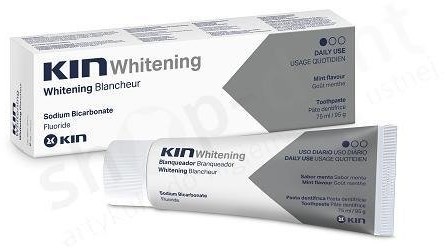 Laboratorios Kin KIN Whitening - Pasta wybielająca do zębów o niskim współczynniku ścieralności 75ml