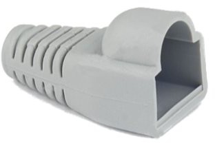 brak danych Gumowa osłona wtyku RJ-45 szar