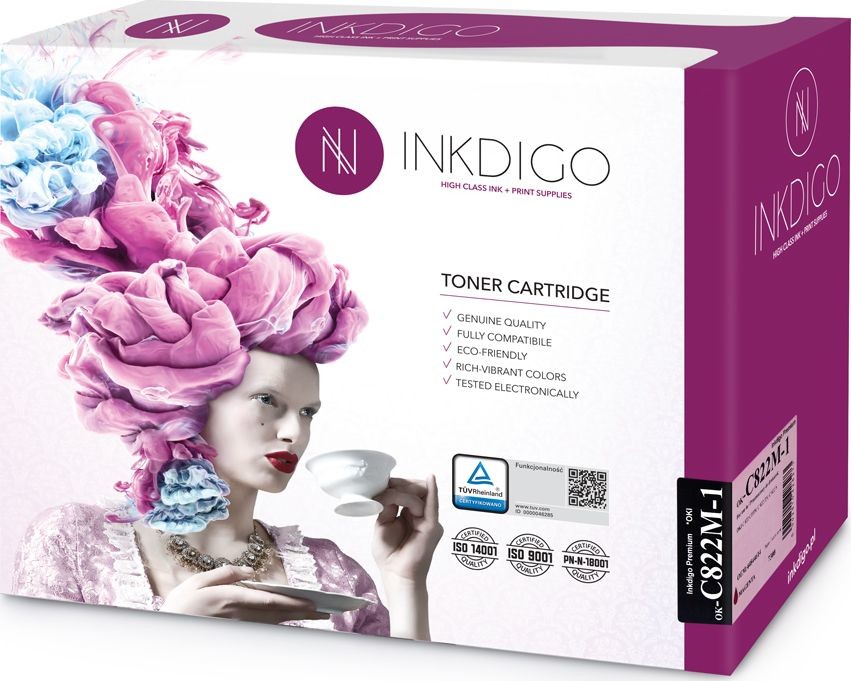 Inkdigo Inkdigo Toner INKDIGO OKI C 822M/44844614 magenta 7300 str