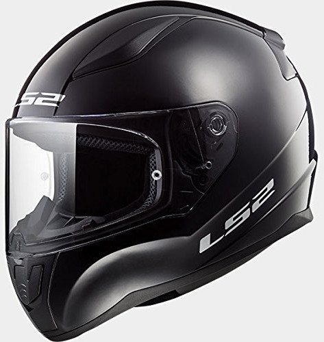 LS2 Rapid Single silnika kask rowerowy kask, m, czarny błyszczący 10353 10 12 M
