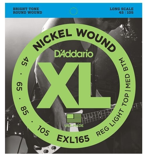 DAddario EXL165 struny do gitary basowej 45-105 DADEXL165SGB