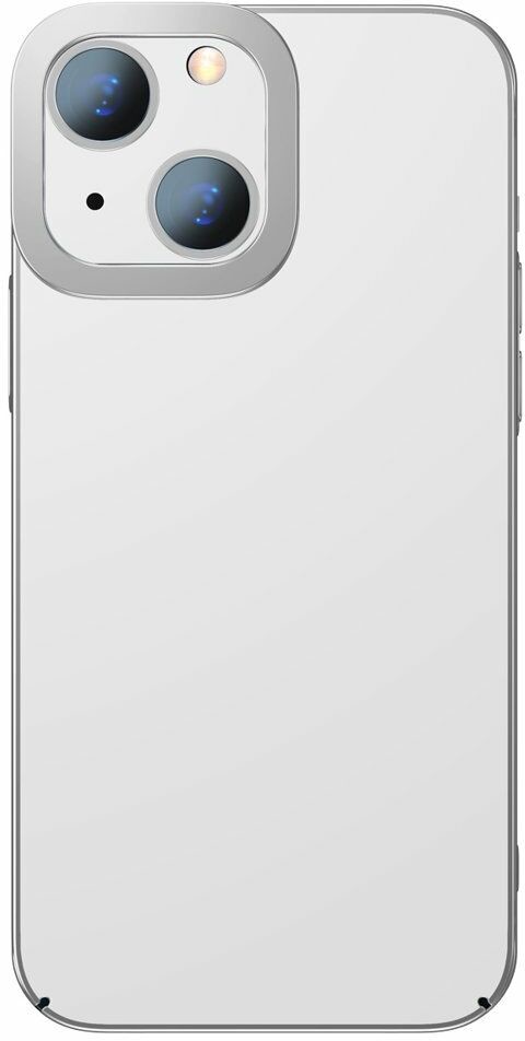 Baseus Glitter Case przezroczyste etui pokrowiec iPhone 13 srebrny ARMC000312