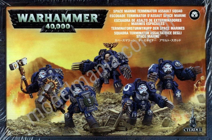 GamesWorkshop S/marine Terminator Close Combat Squad (48-34) GamesWorkshop 99120101037