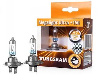 TUNGSRAM Megalight Ultra +150% H7 12V 55W 2 szt