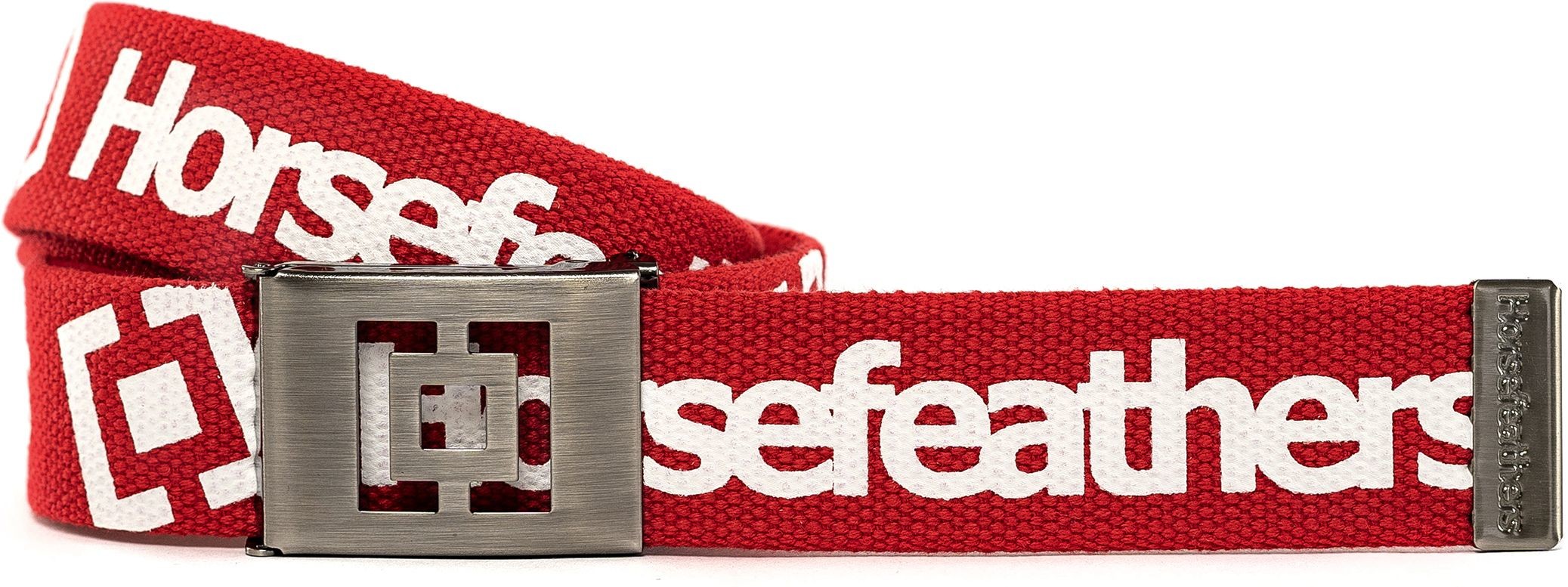 Horsefeathers materiałowy pasek IDOL BELT Red