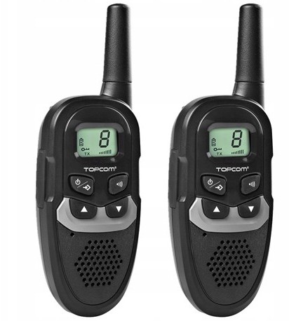 Radiotelefon walkie talkie 2 szt 8 kanałów zasięg