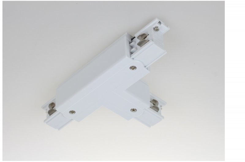 Light&More LM ŁĄCZNIK T SZYNOPRZEWÓD 3F TRÓJFAZOWY SYSTEMOWY BIAŁY 230V LED LM ŁĄCZNIK T TRACK WH