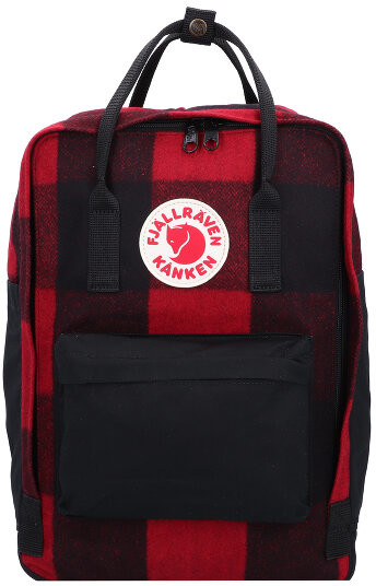 Fjällräven Fjällräven Kanken Re-Wool Plecak 40 cm przegroda na laptopa red-black 23328-320-550
