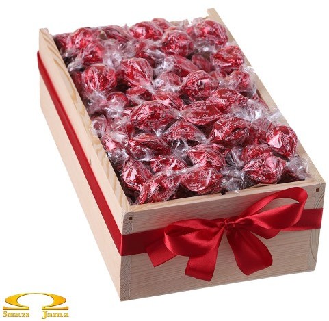 Lindt Skrzynka pralinek Jogurtowo- Malinowych 1kg E07F-208BA