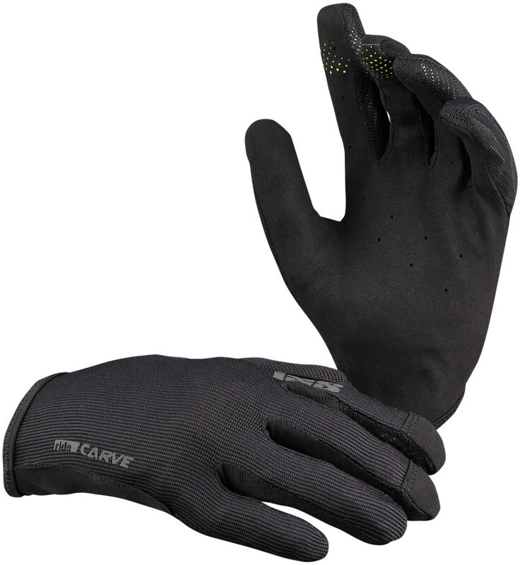 IXS IXS Carve Rękawiczki, black S 2021 Rękawiczki MTB IX-GLO-9400/1/S