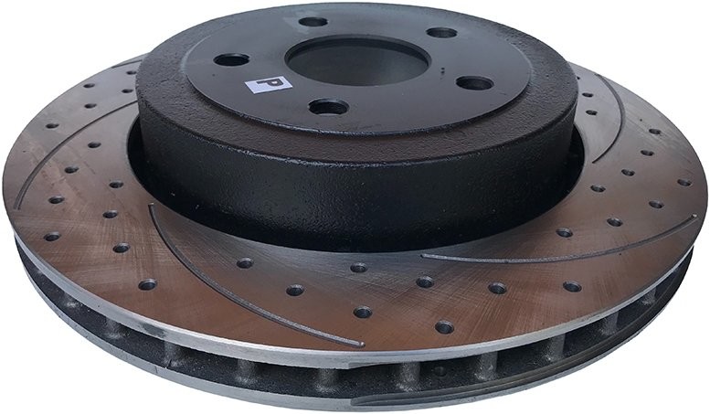 MIKODA Tylna WIERCONA NACINANA tarcza hamulcowa Jeep Grand Cherokee STR-8 6,1 V8 2010 53039