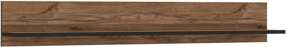 shumee Półka wisząca Dąb Colonial Czarny