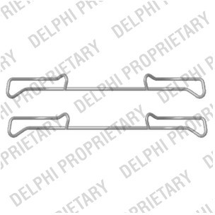 DELPHI Zestaw akcesoriów, klocki hamulcowe LX0436