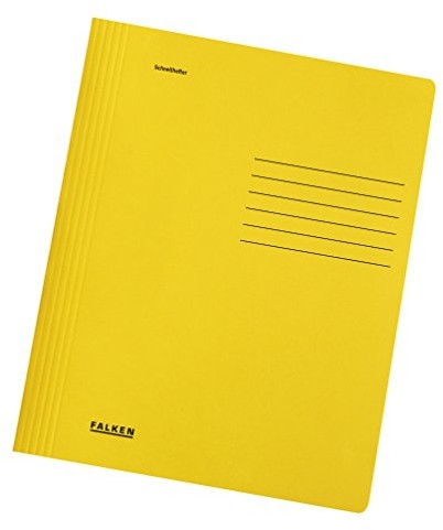 Falken skoroszyt, karton porecyklingowy, żółty 11287513