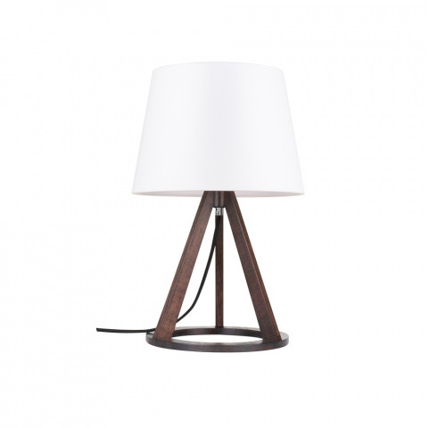 Spotlight Premium Collection Lampa stołowa Konan 6511976 SPOTLight Premium Collection biała oprawa z drewna bukowego 6511976