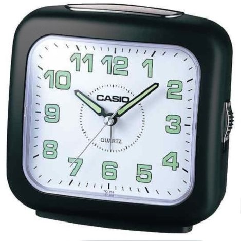 Casio TQ-359  1EF  alarm clock  kwarcowy mechanizm zegarowy  Analogue  alarm  bransoletka skórzana czarna TQ359/1
