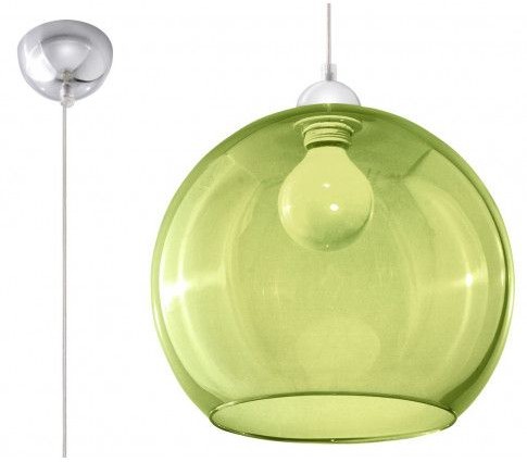 Okrągła szklana lampa wisząca E8-B11