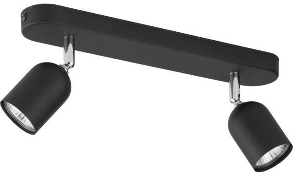 TK Lighting Lampa sufitowa TOP 4416 2xGU10 czarna TK4416