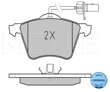 Wulf Gaertner Autoparts Zestaw klocków hamulcowych, hamulce tarczowe Wulf Gaertner Autoparts 025 210 3419/W