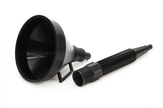 MALWA 02005 Lejek z rurką prostą 2 częściowy czarny AMI-02005