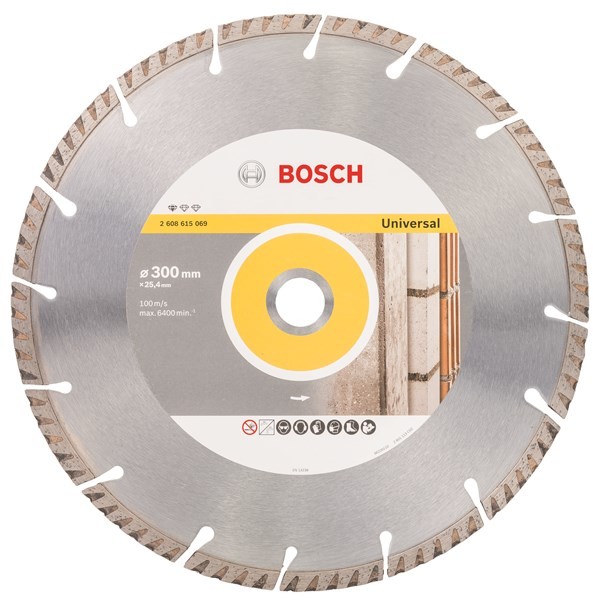 Bosch DIAMANTSKIVE STD UNIVRESAL 300X25.4MM 2608615069