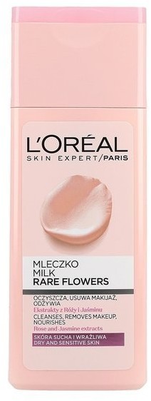 Loreal Rare Flowers Mleczko łagodzące do cery suchej/wrażliwej Róża i Jaśmin 200ml 55195-uniw
