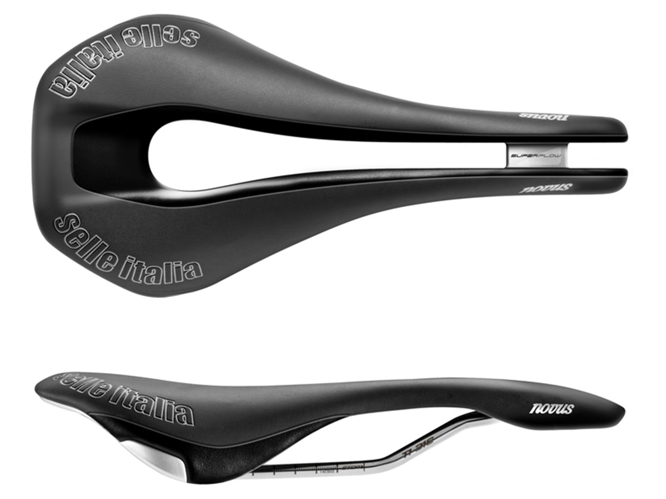 Selle Siodełko ITALIA Novus Superflow czarny / Płeć: damskie męskie / Rozmiar: S3 080A502IKC001