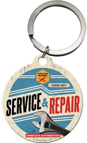 Nostalgic-Art 48006 Best Garage usługi i Repair, breloczek do kluczy, okrągła, 4 cm 48006