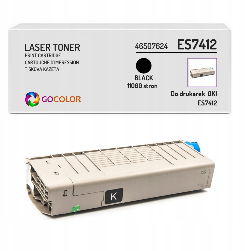 Toner do drukarki Oki ES7412 46507624 Black