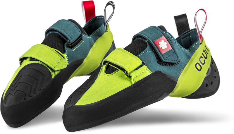 Ocun Ocun Havoc Climbing Shoes, petrol/green EU 44 2021 Buty wspinaczkowe na rzepy 04577-petrol/green-44