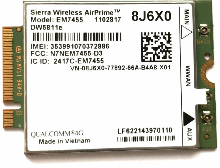 Dell Modem Qualcomm Snapdragon X7 LTE (556-BBTD) 556-BBTD