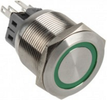 DimasTech Przycisk LED 25mm Zielony PD062 PD062