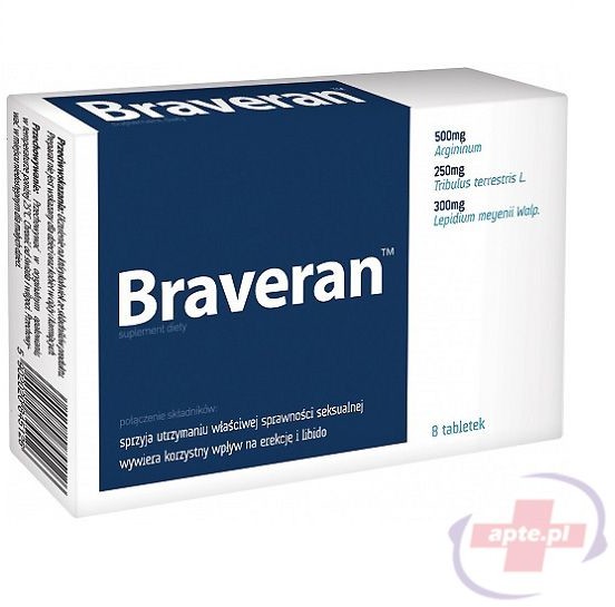 Aflofarm Braveran x8 tabletek