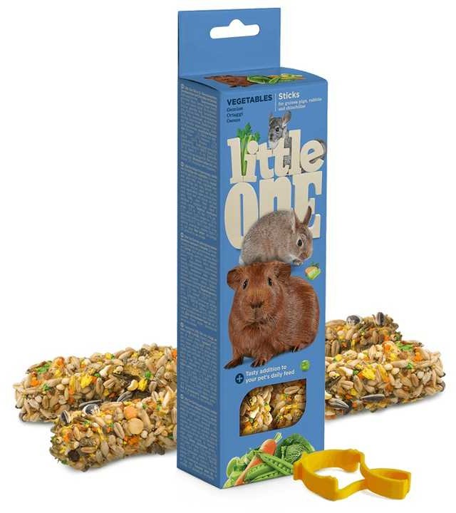 Little One LITTLE ONE Kolby dla Gryzoni WARZYWNE 2x 60g LITTLE-KOLBA-07