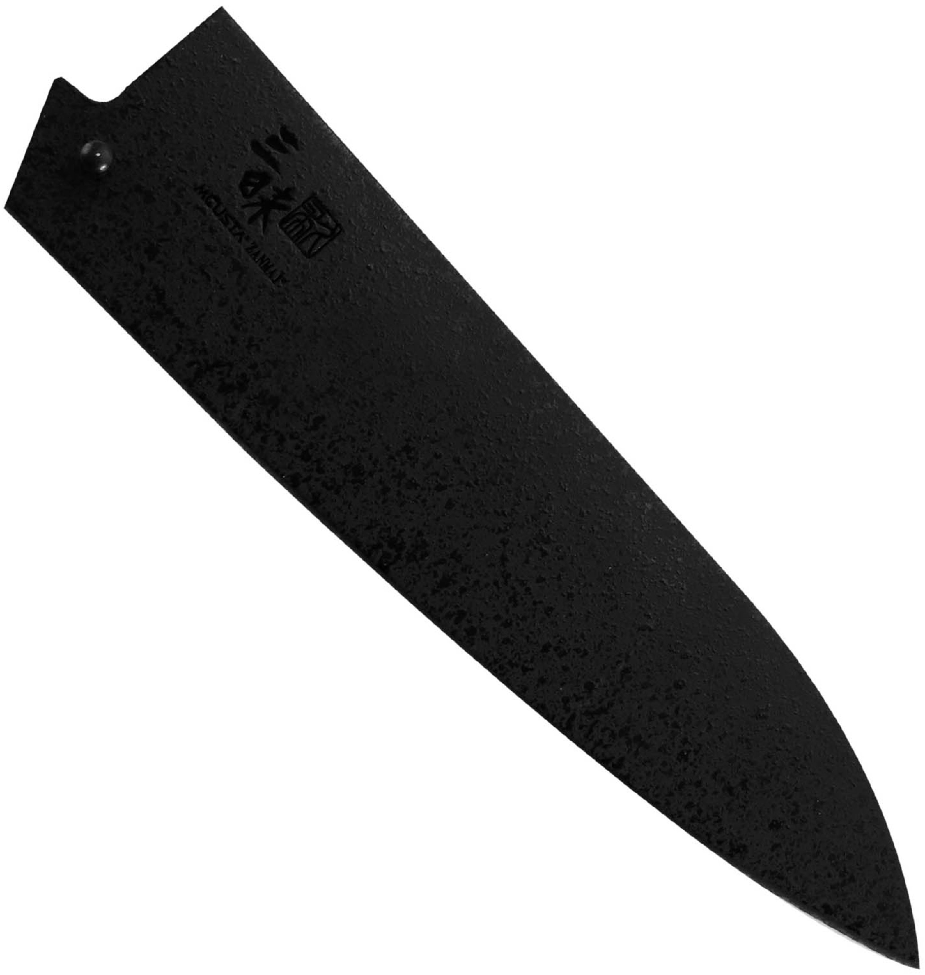 Mcusta Zanmai Dreweniana Saya Black ochraniacz na nóż Szefa kuchni 18 cm SAYA-HZ2-3004LB