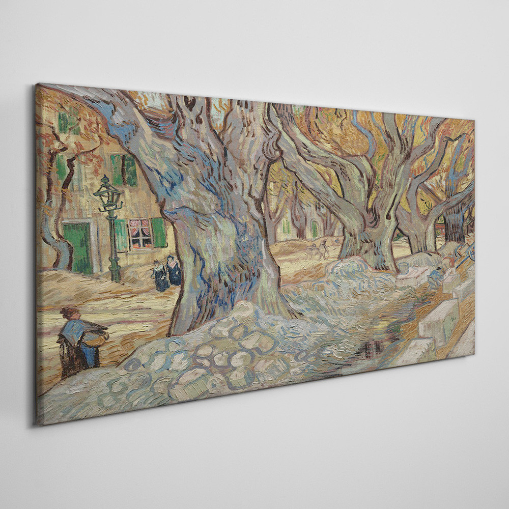 PL Coloray Obraz na Płótnie road menders Van Gogh 100x50cm