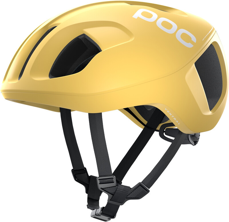 POC Ventral Spin Kask rowerowy, sulfur yellow matt S | 50-56cm 2021 Kaski triathlonowe PC106361323SML1