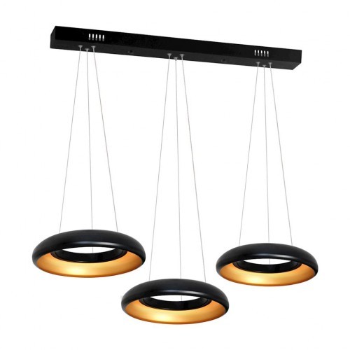 Milagro LAMPA WISZĄCA RONDO NERO 36W LED ML354