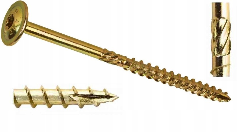 Wkręty Ciesielskie Talerzykowe 8x160 mm ( 50 szt )