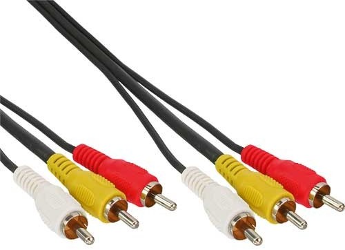 InLine kabel Cinch Audio/Video 3x wtyczka / 3x wtyczka - 2,0 m 89602