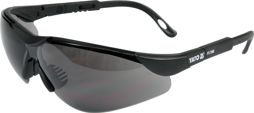 YATO OKULARY OCHRONNE SZARE TYP 91659 yt-7366
