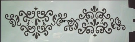 SZABLONY DO MALOWANIA RYSOWANIA NADRUKÓW 30 x10 cm 7