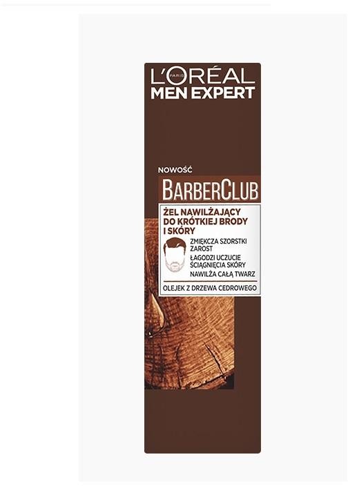 L'Oreal Paris L'Oreal Paris Men Expert Barber Club żel nawilżający do krótkiej brody i skóry 50ml